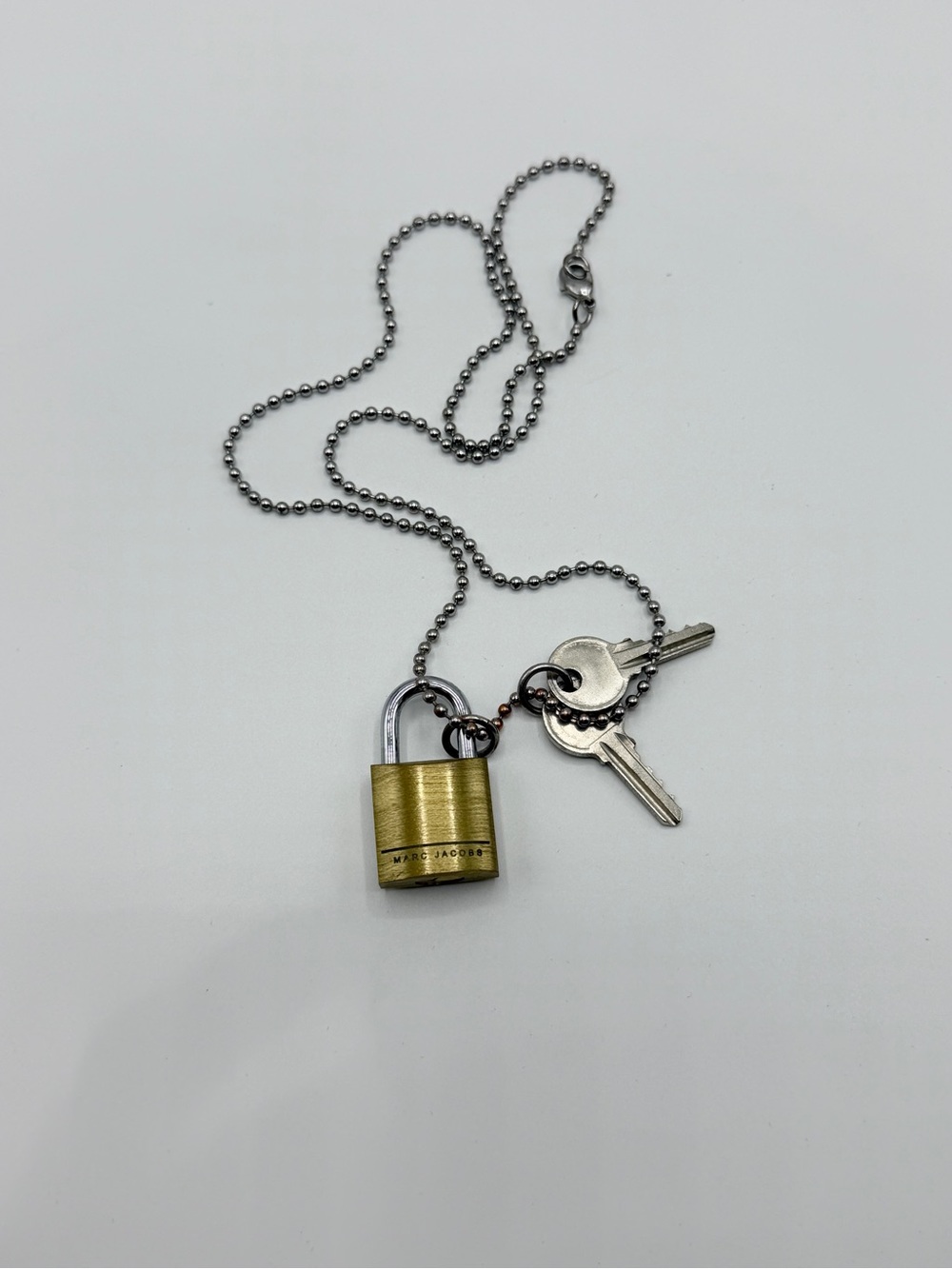 Marc Jacob’s Lock & Key Pendant Necklace Don’t **** with my **** - Picture 4 of 5